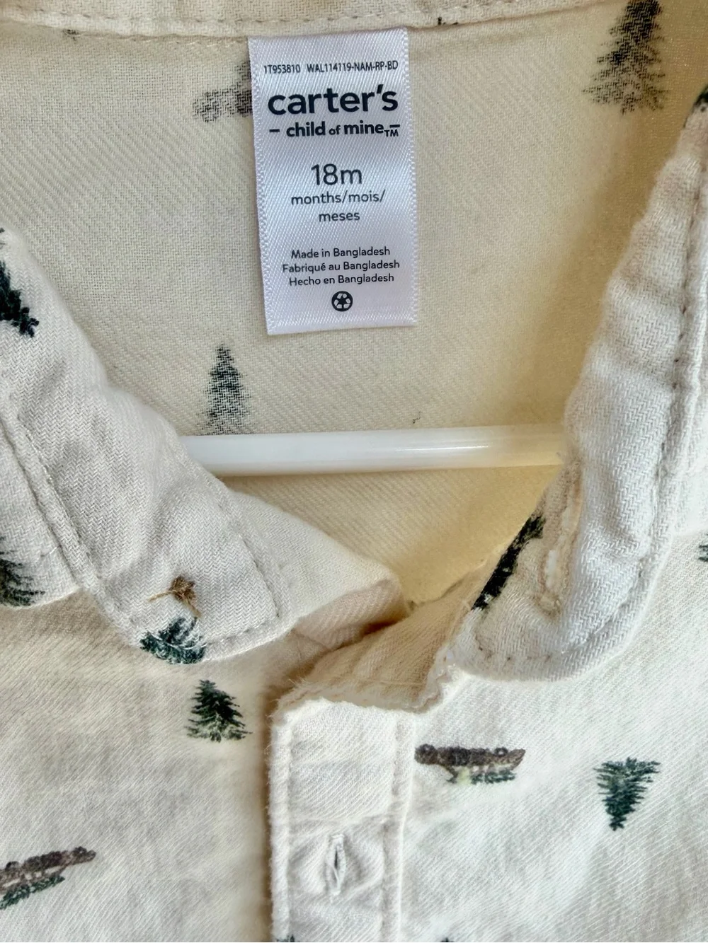 Carter's Forest Green Corduroy Pants with Striped Suspenders - Worn Once! - Picture 4 of 4